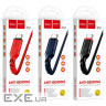 Дата кабель USB 2.0 AM to USB-C 1.0m 3A nylon X59 red HOCO (6931474744937)