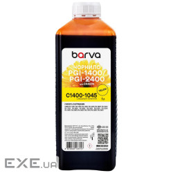 Чорнило Barva Canon PGI-1400/PGI-2400 1 л, special pigment, yellow (C1400-1045)