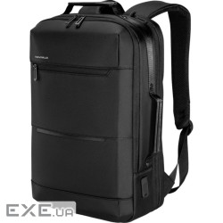 Рюкзак для ноутбука Tavialo 15.6" Smart TB20-2 black, 20л, 45х29х16,5см (TB20-224BL)