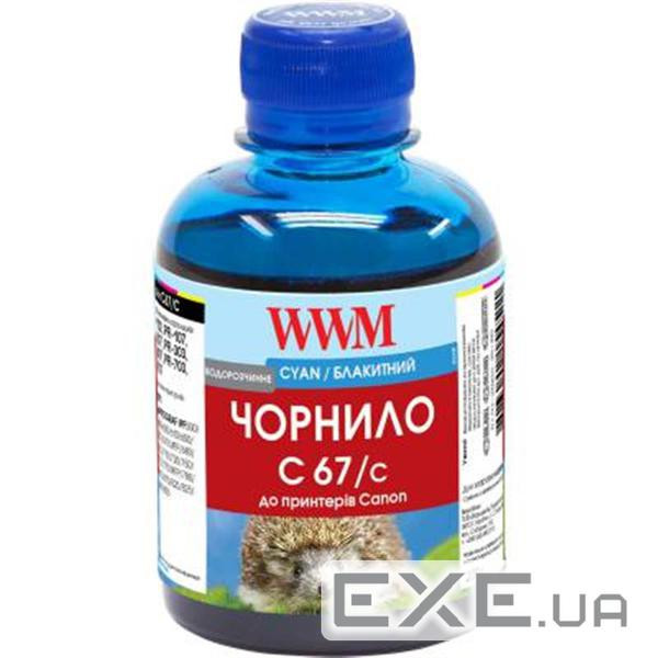 Чорнило WWM Canon IPF-107 200г Cyan IPF-107С (C67/C)