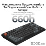 Клавіатура бездротова Keychron V1 Ultra Keychron Red Switch Black RGB (V1U-D1-UA)