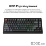 Клавіатура бездротова Keychron V1 Ultra Keychron Red Switch Black RGB (V1U-D1-UA)