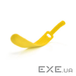 Стяжки на липучці 12 * 170мм, жовті, ціна за штуку (30049) (30049)