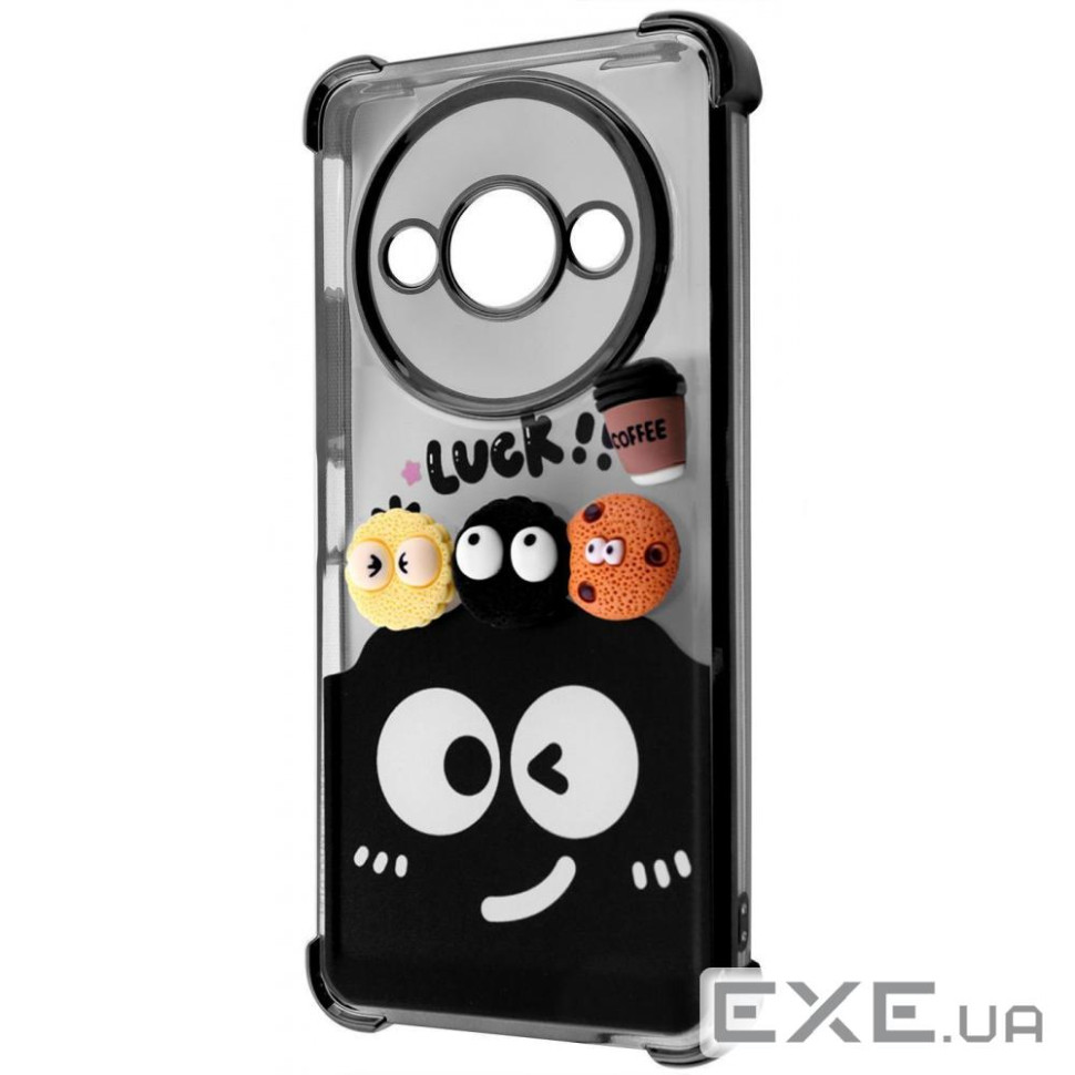 Чехол WAVE Winkie Xiaomi Redmi A3 black/splash (64444 black/splash)