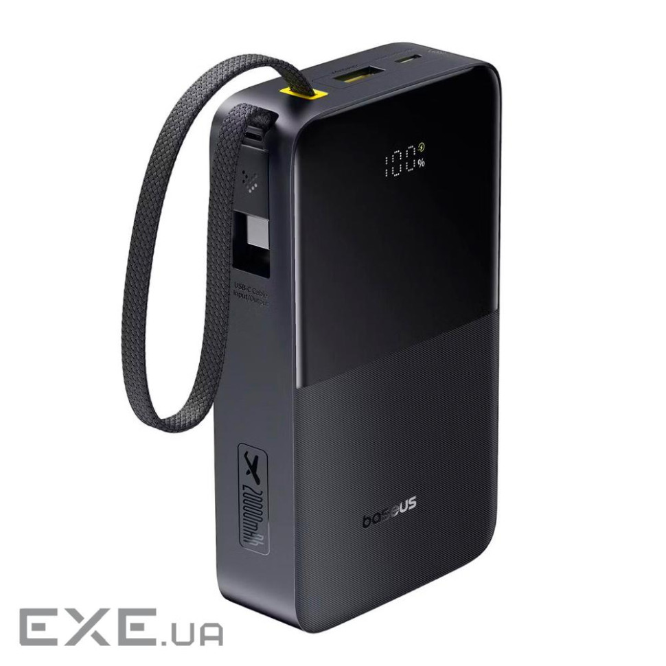 PowerBank Baseus EnerFill FP51 Bipow 2 Pro Digital Display Fast Charge 30000mAh 22.5W, 2*USB+Type-C,