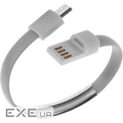 Кабель Data Charging Line Micro-USB 0.2м Gray (S0606)
