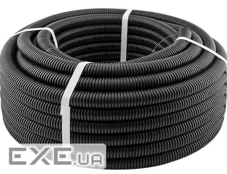 Гофротруба вулична D20 поліпропіленова, з протяжкою, 100метрів, ціна за бухту