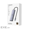 Док-станція USB 3.0 Type-C -> 2xUSB-A 3.0/ 1xUSB-C 3.0/ DP4K60Hz/RJ45/ PD 100W CM512 сіра UG (75643)