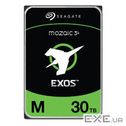 Жорсткий диск 3.5" SEAGATE Exos M 30TB SATA/512MB (ST30000NM004K)