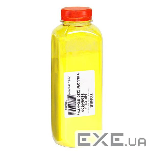 Тонер HP CLJ 4600/4650, Canon LBP-2510/5500, 220г Yellow AHK (1500990)