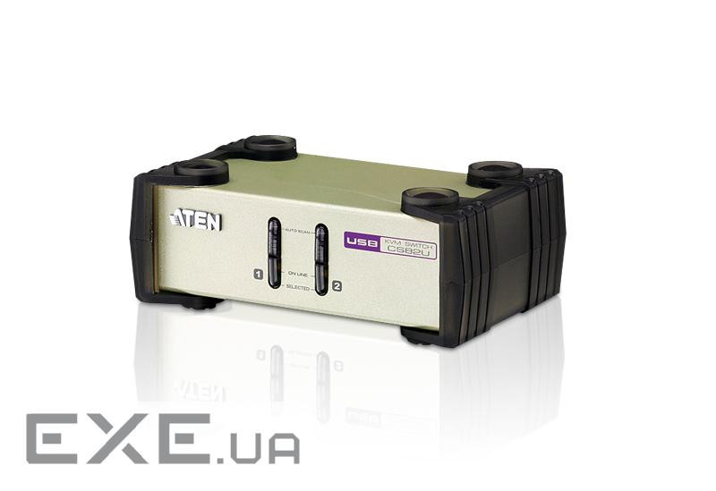 CUBIQ 2 PORT USB & PS/2 KVM SWITCH (CS82U-AT)