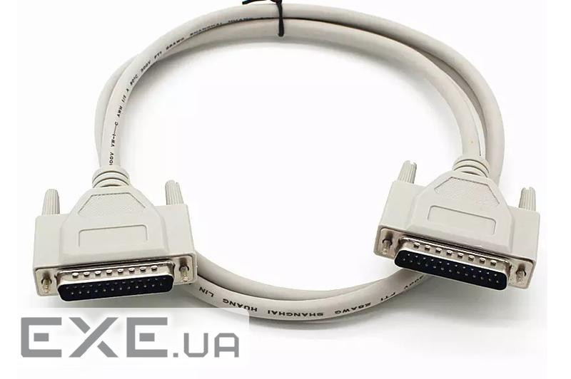 Кабель LPT DB25 М-М, 25Pin, 1.5m, Gray, OEM, Q25 (TT0501.1 1,5м )