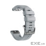 Ремінець для смарт-годинника Armorstandart Silicone 26mm для Garmin Fenix 5x/6x Grey (ARM60805)