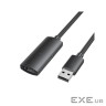 Дата кабель USB 2.0 AM/AF 5.0m Active black Vention (CBKBJ)