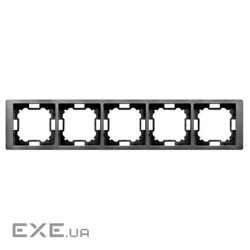 Рамка Neos BASIC 5x, титановый (BMRC5/052)