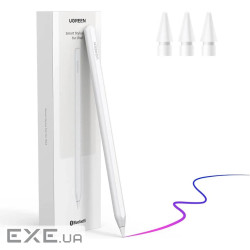 Стилус Ugreen LP653 Smart Stylus Pen for iPad Magnetic Charging White (15910)