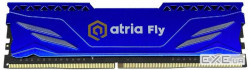 Модуль пам'яті 8Gb DDR4 3200MHz Atria Fly Blue ATRIA UAT43200CL18BL/8