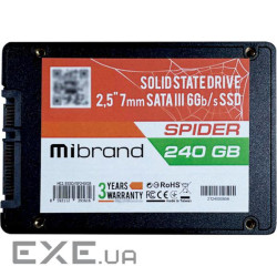 SSD диск WIBRAND Spider 240GB 2.5" SATA Bulk (WI2.5SSD/SP240GB)