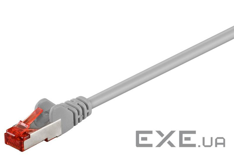 Патч-корд екранований RJ45 SFTP6 7.5m,patch AWG28 LSOH D=6.0mm Cu Gold,сірий (75.05.0890-10) (75.05.0890-10)