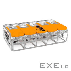 Клема Wago COMPACT 221-615 5-проводів 0,5-6мм 2 (Wago COMPACT 221-615 5-проводов 0,5-6мм2)