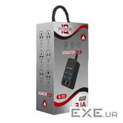 Зарядний пристрій Voltronic TВ-Т05, 4*USB Black (ТВ-Т05-Black)