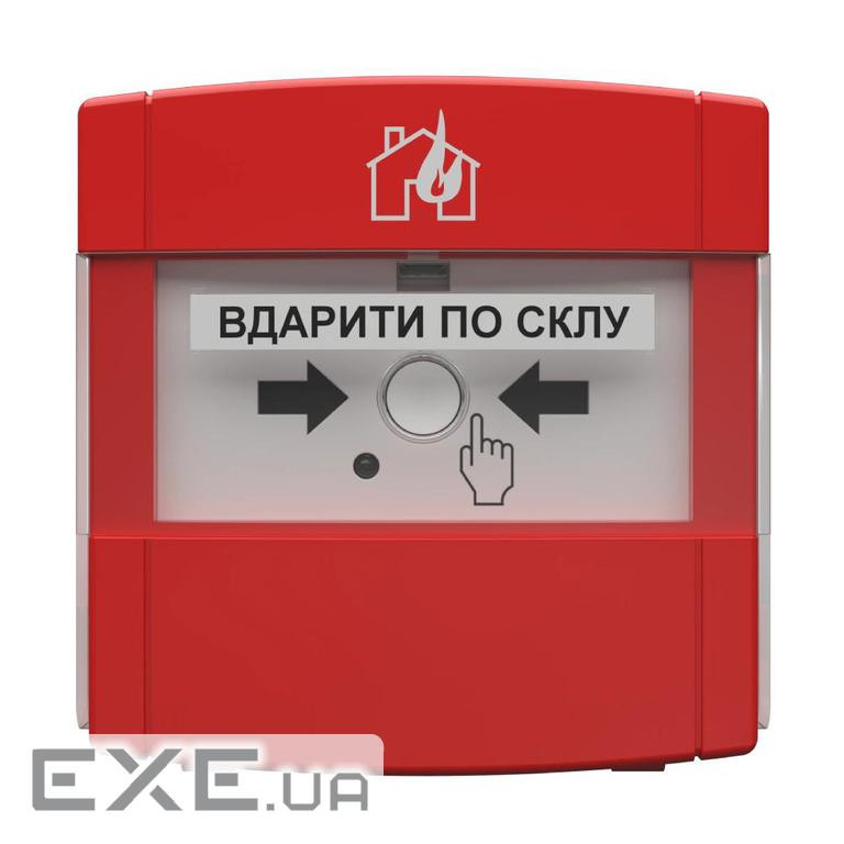 Адресний ручний пожежний сповіщувач Тирас Tiras DETECTO MNL110