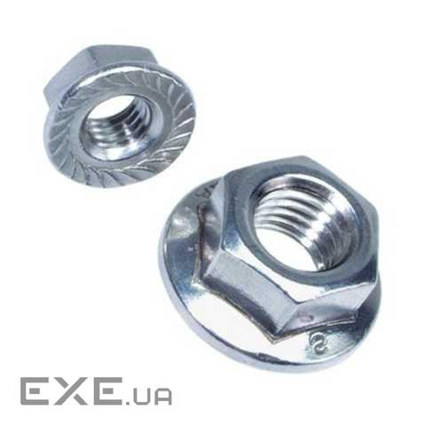 Гайка DIN 6923 М8 А2 зубчаста