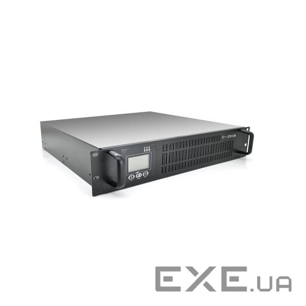 ИБП ONLINE Ritar RT-2KSLI-LCD, RACK 2000VA (2000Вт), LiFePO4 76.8V 552.96Wh 2000C, charge 4-12A, 110