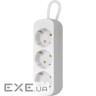 Подовжувач DEFENDER E318 White, 3 розетки, 1.8м (992210)