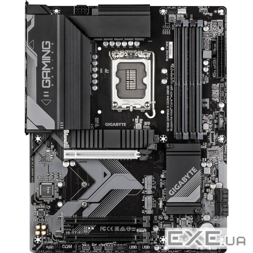 Материнська плата GIGABYTE B760 Gaming X DDR4 Gen5