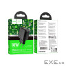 Зарядний пристрій HOCO CS21A USB 18W QC3.0 black (6942007609883)