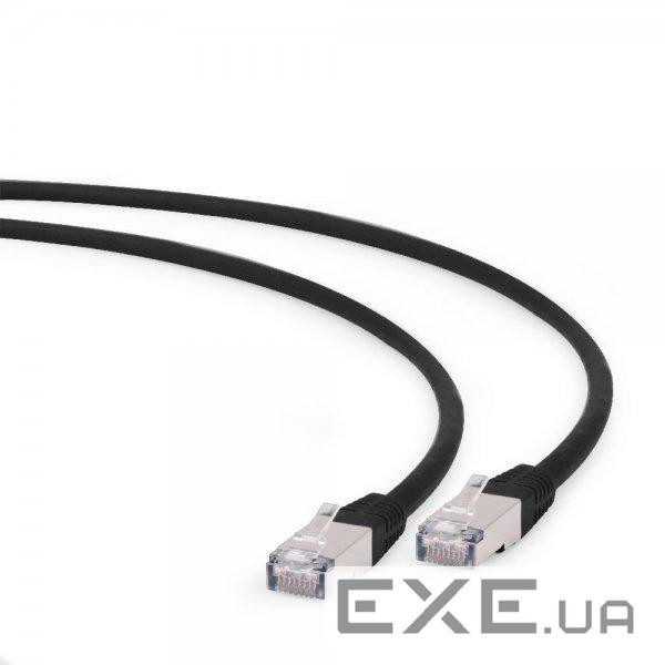 Патч-корд 0.25м Cablexpert SFTP, Чорний, 0.25 м , 6 cat (PP6A-LSZHCU-BK-0.25M)