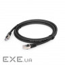 Патч-корд 0.25м Cablexpert SFTP, Чорний, 0.25 м , 6 cat (PP6A-LSZHCU-BK-0.25M)