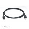 Кабель мультимедійний Optical Toslink 1.0m black REAL-EL (EL123500036)