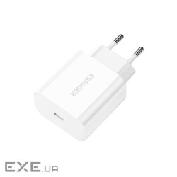 Зарядний пристрій Essager USB-C PD20W white (ECTC-FJB02-P)