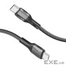 Кабель Promate USB Type-C - USB Type-C (M/M), 3A, 60W, 1.2 м, Black (fletchlink-cc.black)