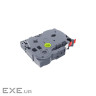 Стрічка для принтера етикеток UKRMARK B-T425P, ламінована, 9мм х 8м, white on red, аналог T (900555)