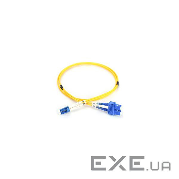 Оптичний патчкорд Digitus LC/UPC-SC/UPC,9/125,OS2,duplex,1m (DK-2932-01)