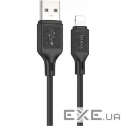Кабель HOCO X90 Cool Silicone USB-A to Lightning 1м Black (6931474788405)