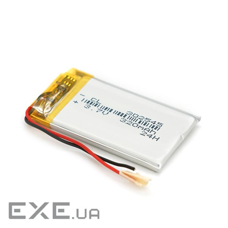 Літій-полімерний акумулятор 3*20*45mm (Li-ion 3.7В 320мА&middot,ч) (302545) ) (302545)