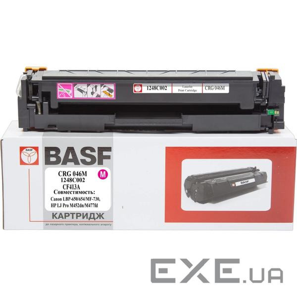 Картридж BASF Canon 046, LBP-650, HP LJ Pro M452dn аналог 1248C002/046M/CF (BASF-KT-CRG046M-U)