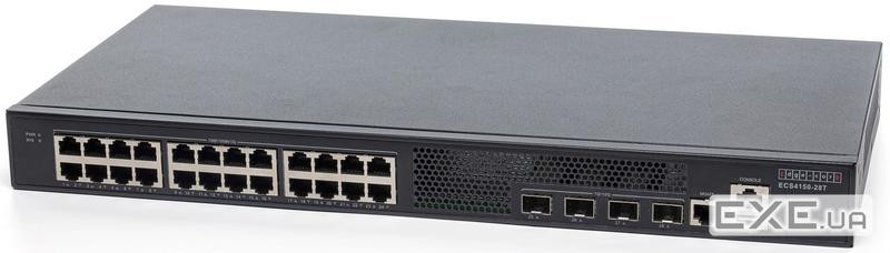 Комутатор Edge-core ECS4150-28T L2+, 24x10/100/1000Base-T, 4x10G SFP+