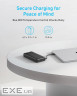 зовн. акум. ANKER PowerCore - 20000 mAh 87W PD Built-In USB-C Cable (Чорний) (A1383H11)