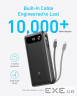 зовн. акум. ANKER PowerCore - 20000 mAh 87W PD Built-In USB-C Cable (Чорний) (A1383H11)
