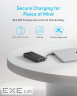 зовн. акум. ANKER PowerCore - 20000 mAh 87W PD Built-In USB-C Cable (Чорний) (A1383H11)