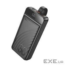 Power Bank HOCO J123B 30000mAh, 22.5W, Black, 0.470kg