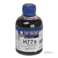Чорнило WWM HP №177 84 black 200ml (H77/B)