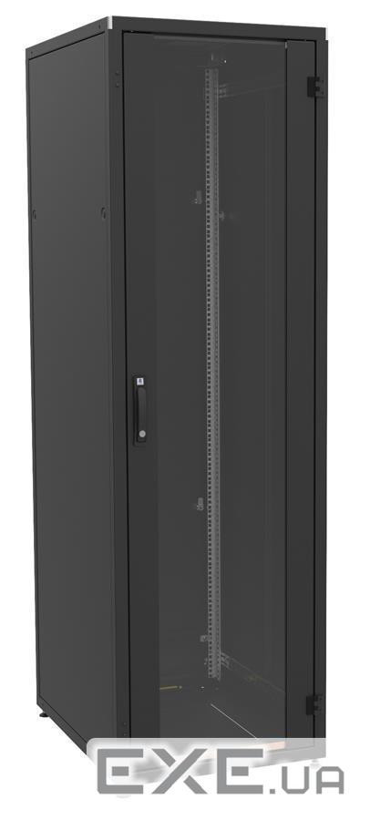 Шафа ZPAS 19, 42U, SZB IT, передні скляні двері, 600x600 мм, максимально (W-IT-426060-69AA-2-161FB)