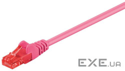 Патч-корд неекранованій RJ45 UTP6 2.0m,patch AWG24 D=5.8mm Gold Protect,малиновий (75.09.5270-10)
