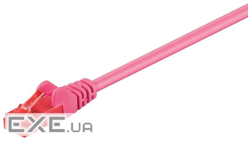 Патч-корд неекранованій RJ45 UTP6 2.0m,patch AWG24 D=5.8mm Gold Protect,малиновий (75.09.5270-10)